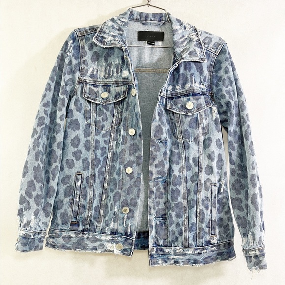 Blank NYC Denim Welcome To The Jungle Denim Jacket Size XS - Picture 6 of 13